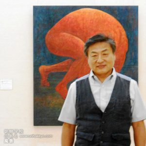 第44回在日朝鮮学生美術展　神戸展会場にて (2015・10・2)