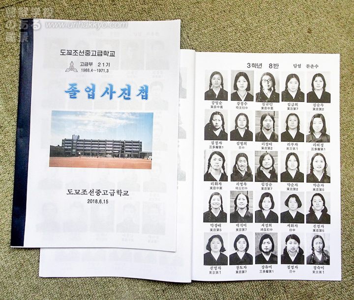 東京朝鮮中高級学校・卒業写真