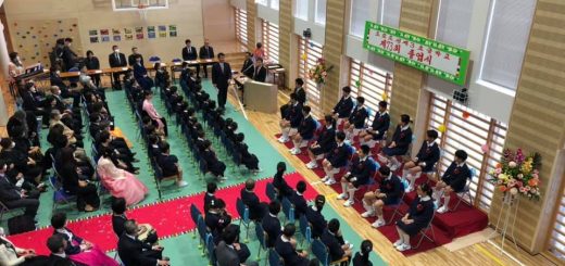 東京朝鮮第三初級学校の卒業式